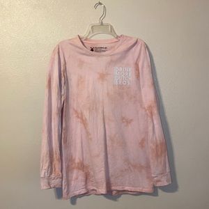 Dutch Bros Women’s Pink Tye Dye Long Sleeve